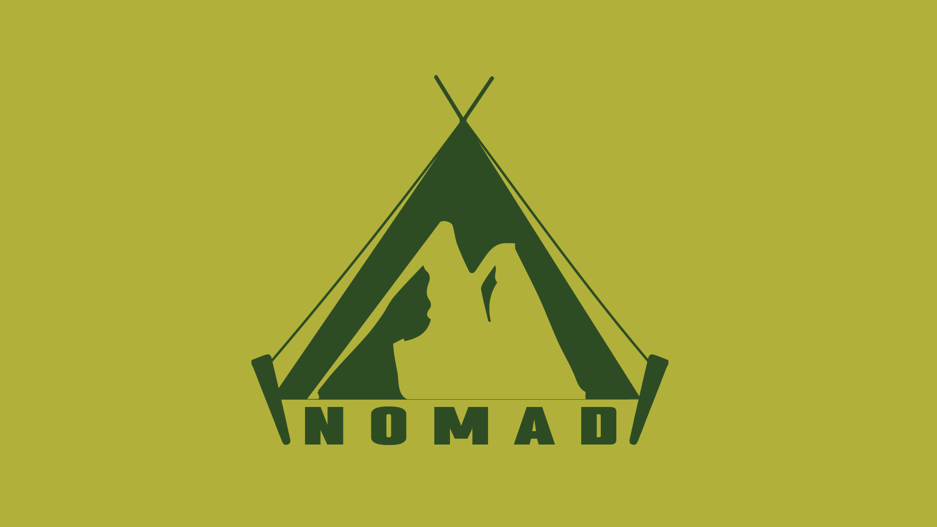 Design graphique marque sport montagne